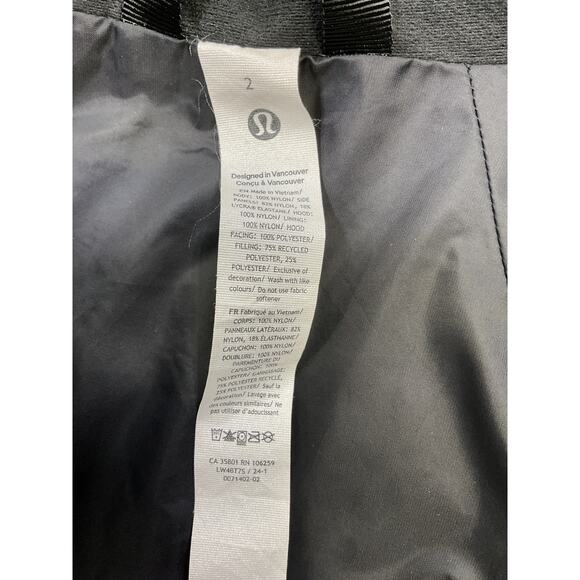 Lululemon 'Another' Black Polyester Mile Vest Size 2 - Picture 4 of 5